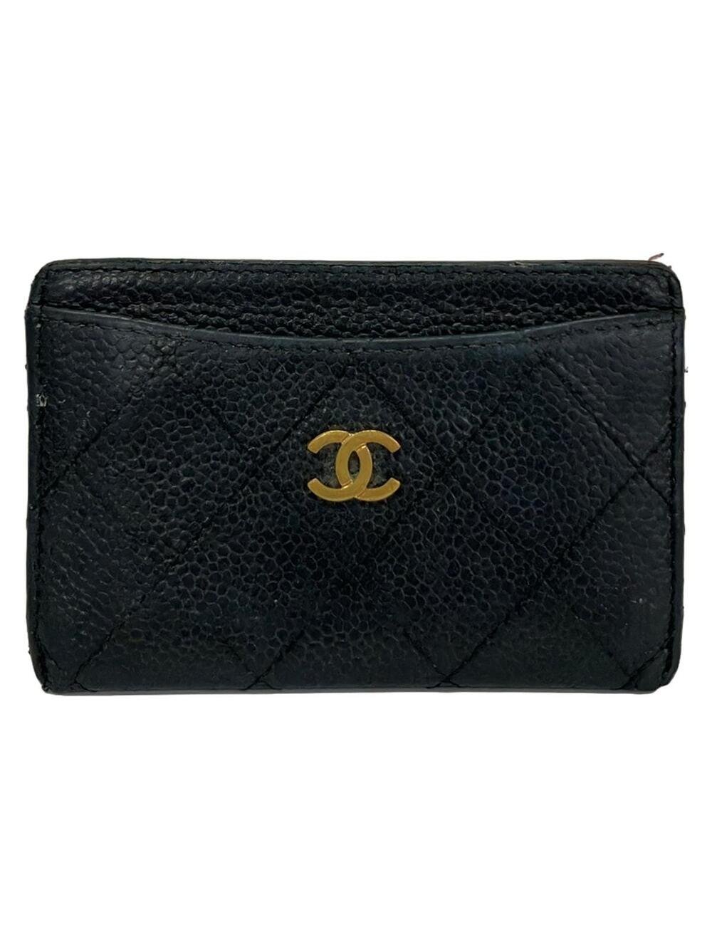 Chanel Matelasse Black Calfskin Card #358429C67B
